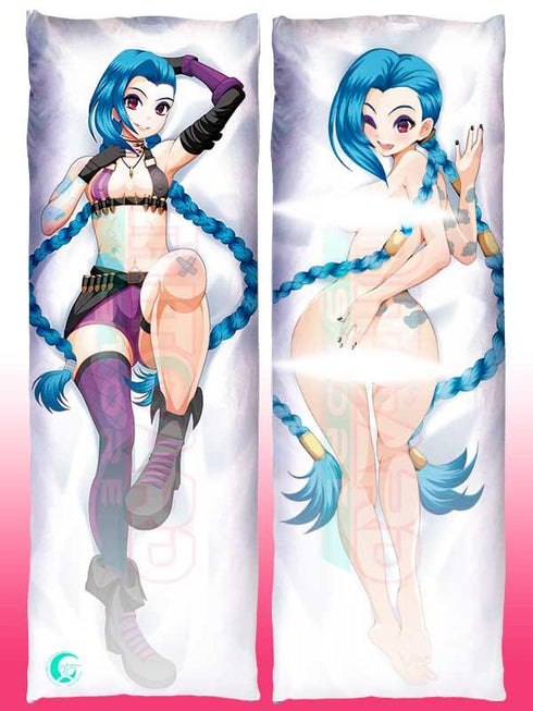 Jinx Body pillow case LEAGUE OF LEGENDS Mitgard-Knight
